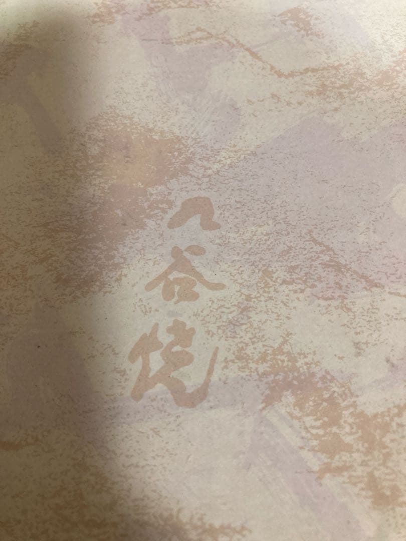 【未使用品】 九谷焼 武腰潤 泰山窯 人間国宝 川蝉 6枚セット 箱付