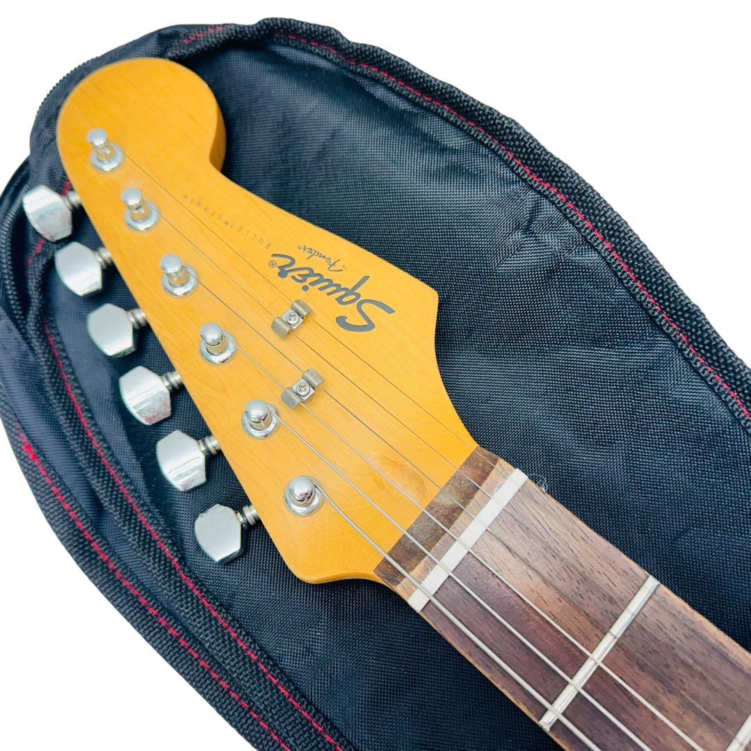 SQUIRE ピンク色　エレキギターギター　fenderコラボ！