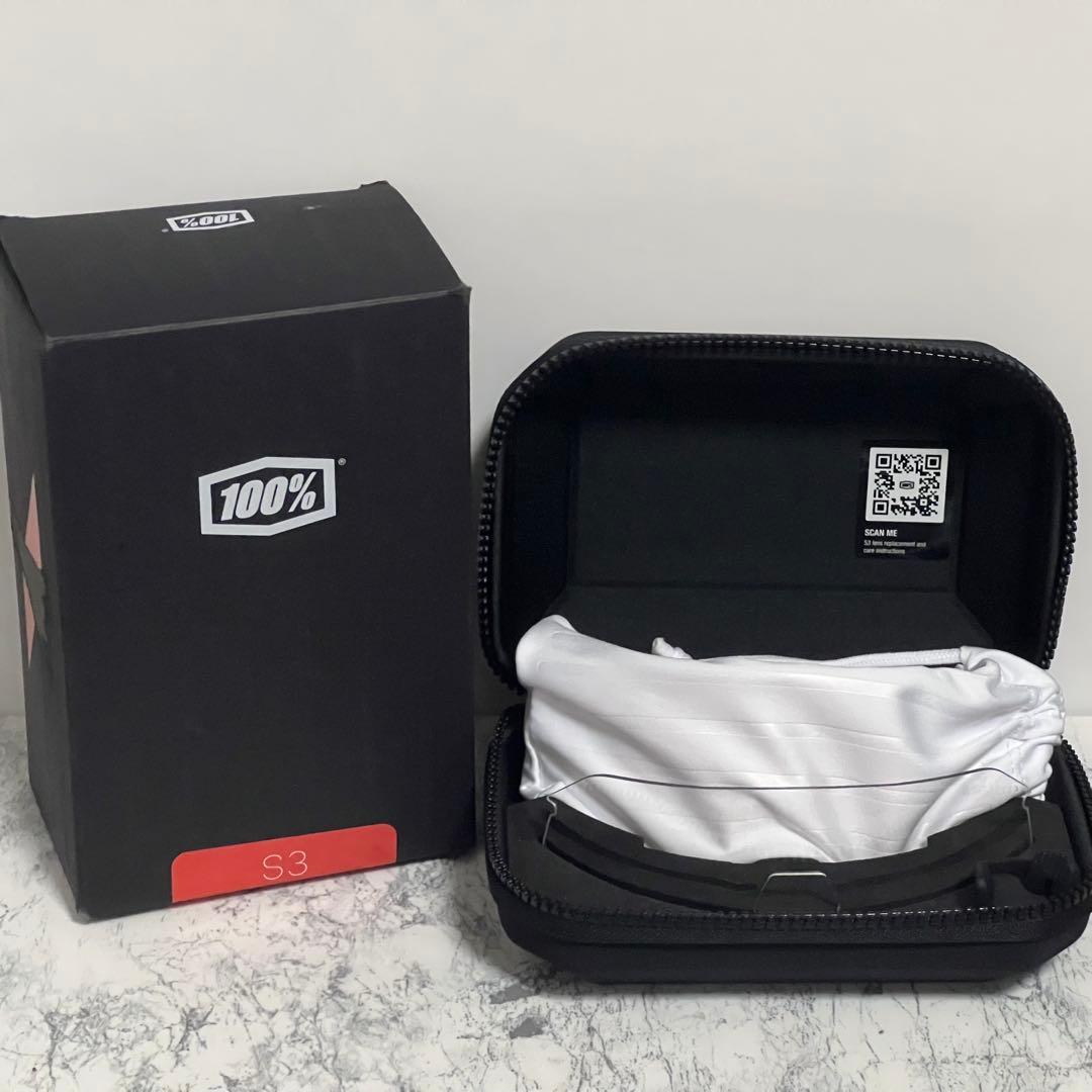 100% ワンハンドレッド サングラス S3 Matte Black カスタム