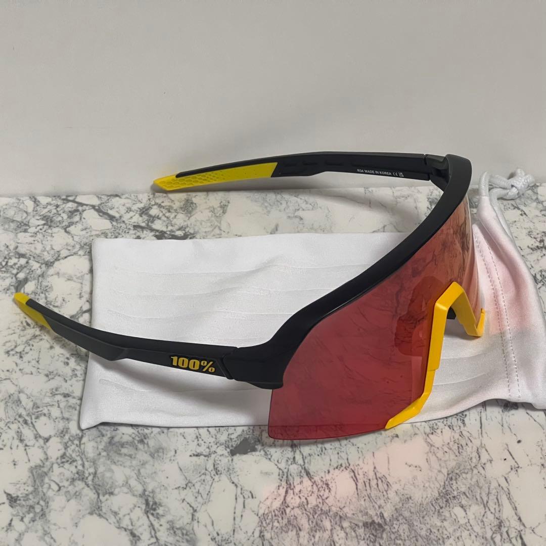 100% ワンハンドレッド サングラス S3 Matte Black カスタム