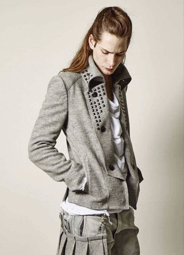 kiryuyrik ブリーチデニム サルエルスキニーパンツ