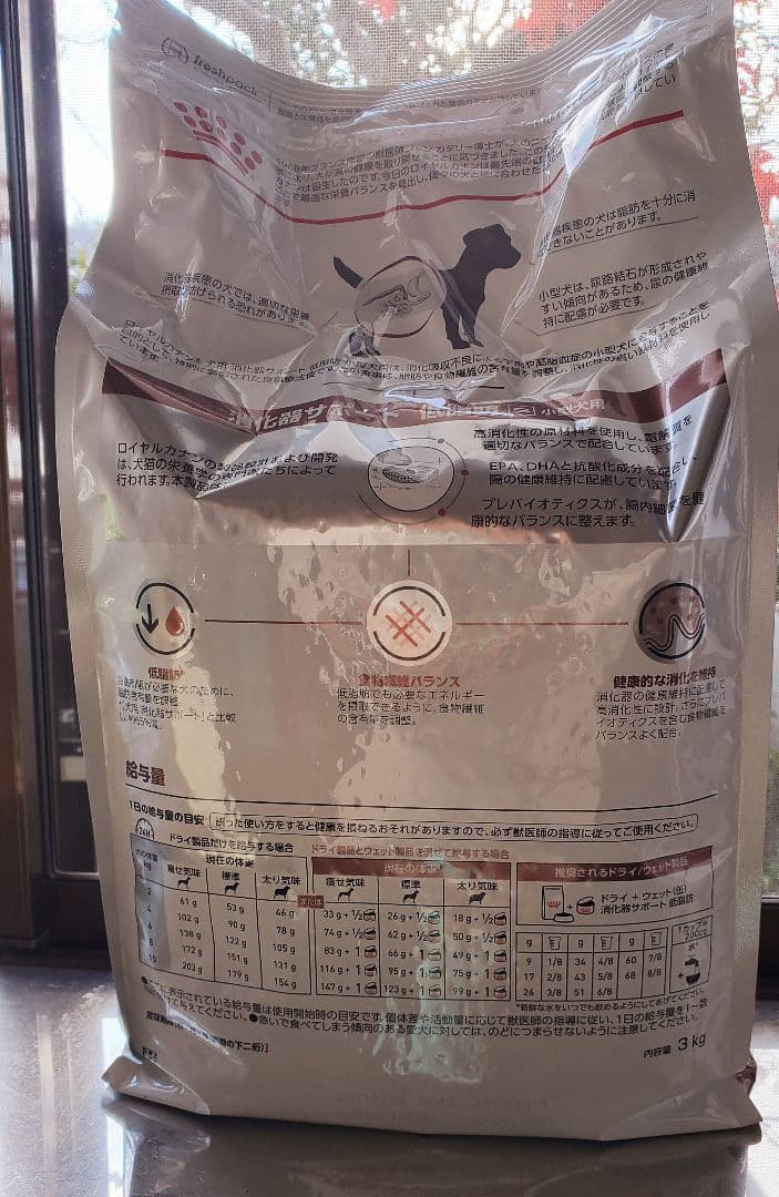  CANIN 消化器サポート 小型犬用S 3kg