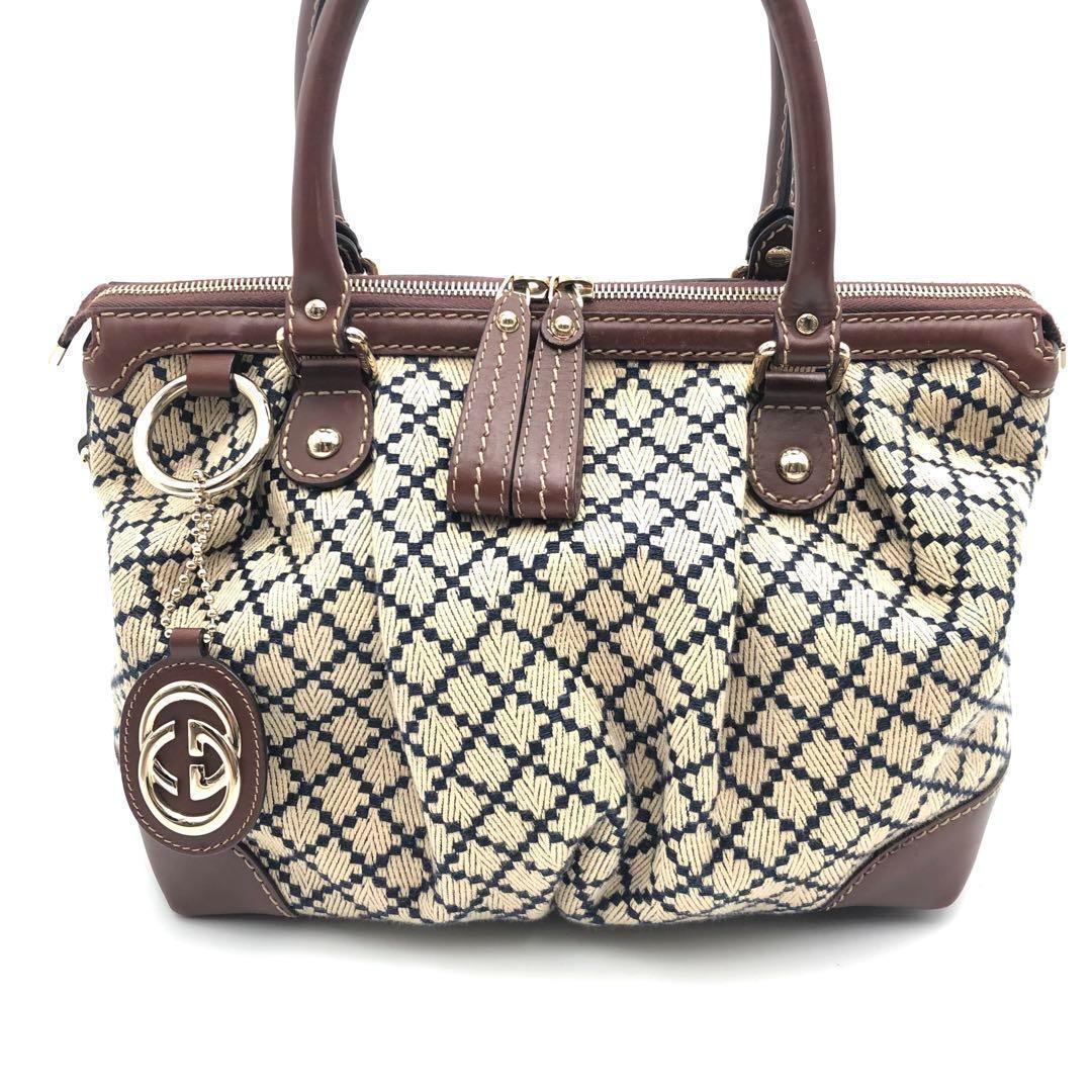 【極美品】GUCCI グッチ ディアマンテ スーキー ２Way ハンドバッグ