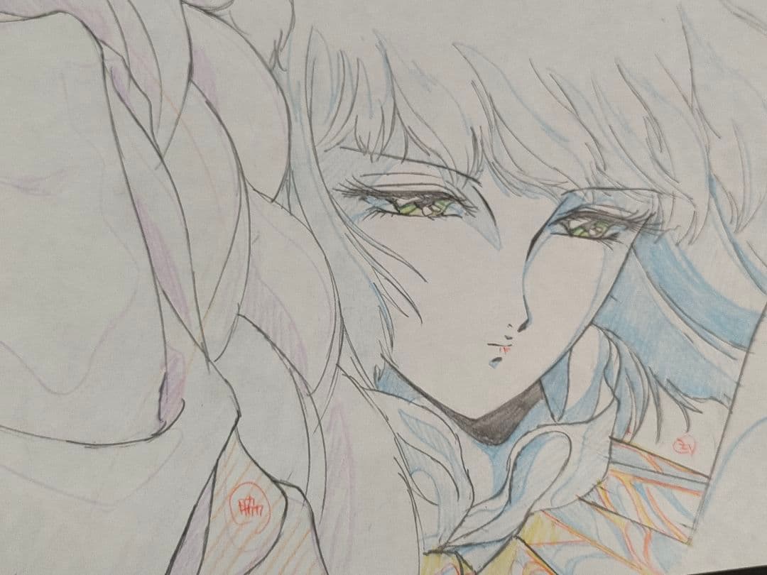 短時間値引　ファイブスター物語　ラキシス　直筆　原画　永野護　検　セル画　アニメ