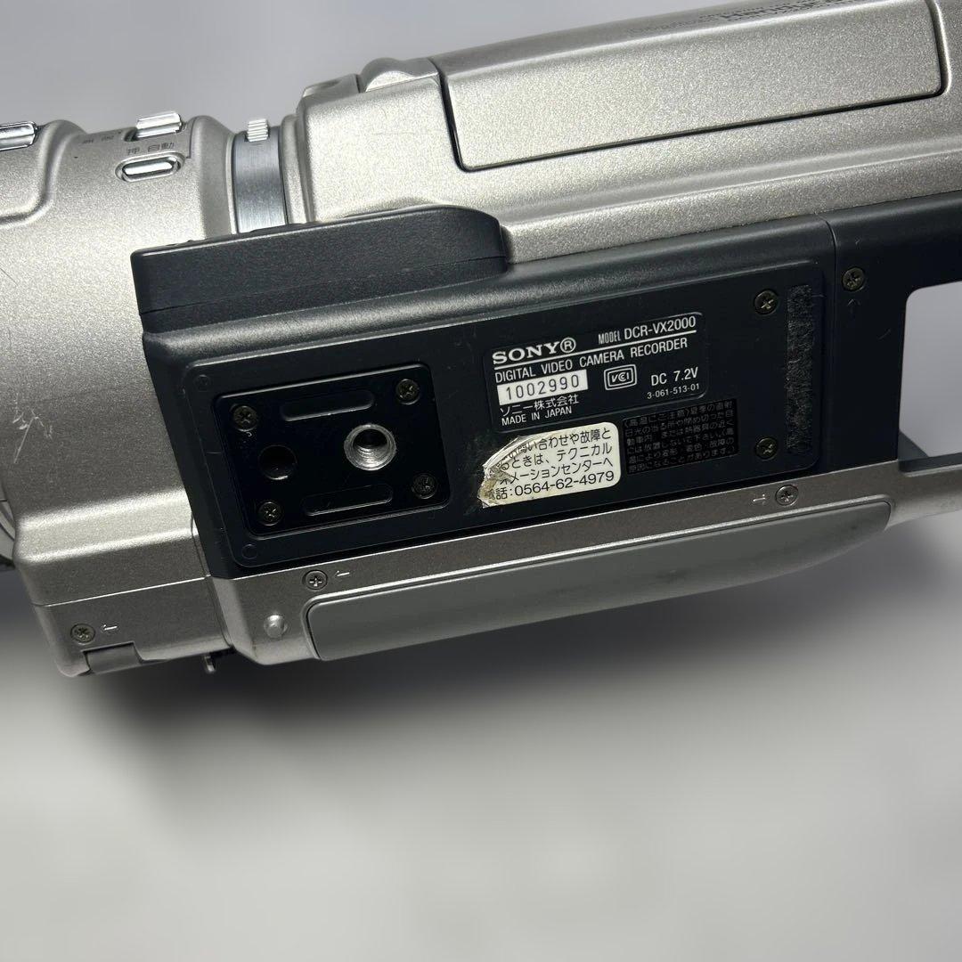 SONY ビデオカメラ レコーダーDCR-VX2000 稼働品