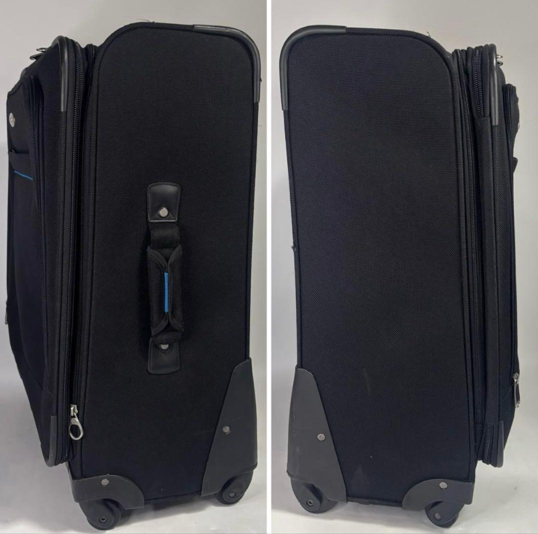 サムソナイト　スーツケース　中型　黒　4輪　ブラック