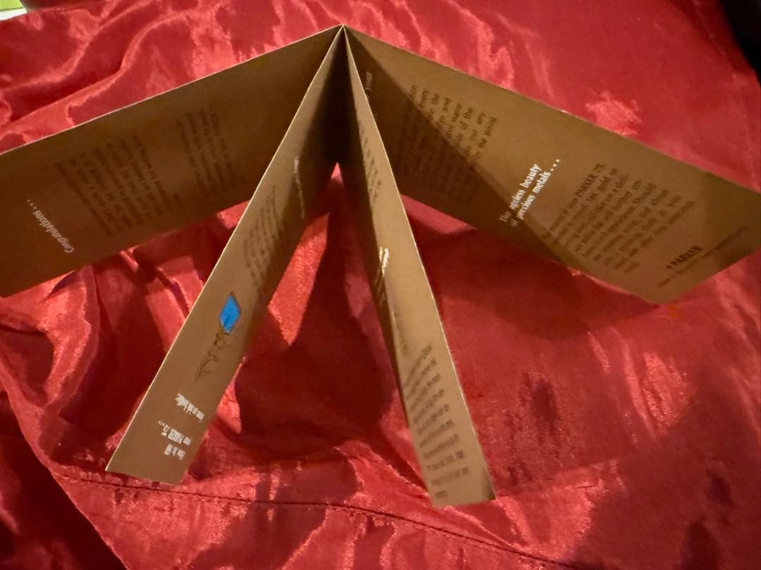 パーカー75 スターリングシルバー　シズレ　14金ペン先　未使用　美品