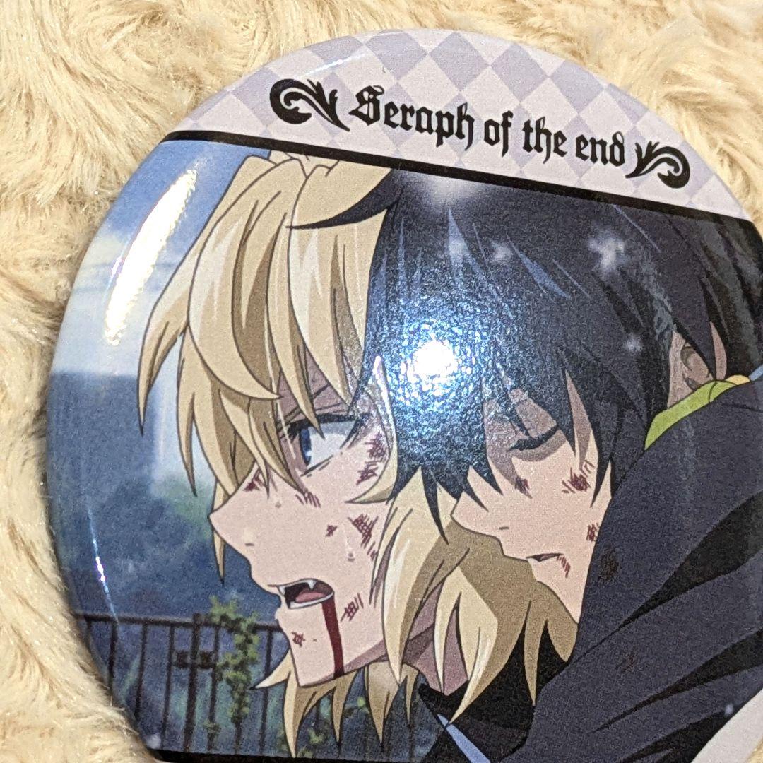 希少 優一郎 ミカエラ 終わりのセラフ オンラインくじ シーン 缶バッジ