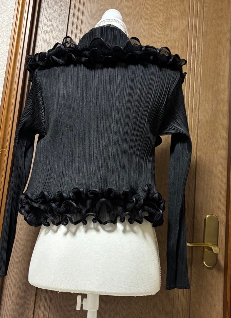 PLEATSPLEASE☆フリルジャケット・スカート　レアなパーティードレス