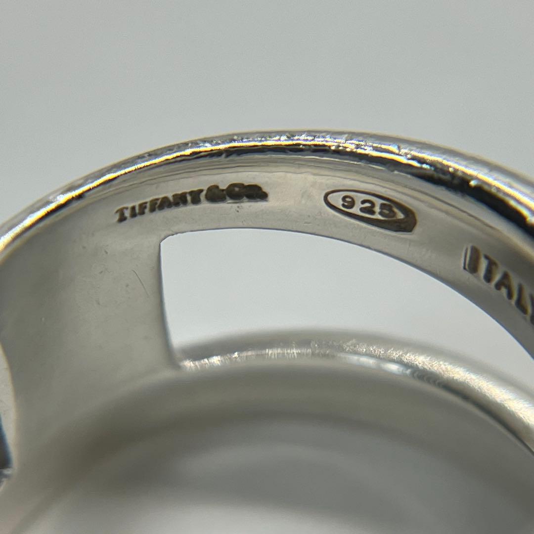 ティファニー TIFFANY ダイアゴナルリング 11号 SV925