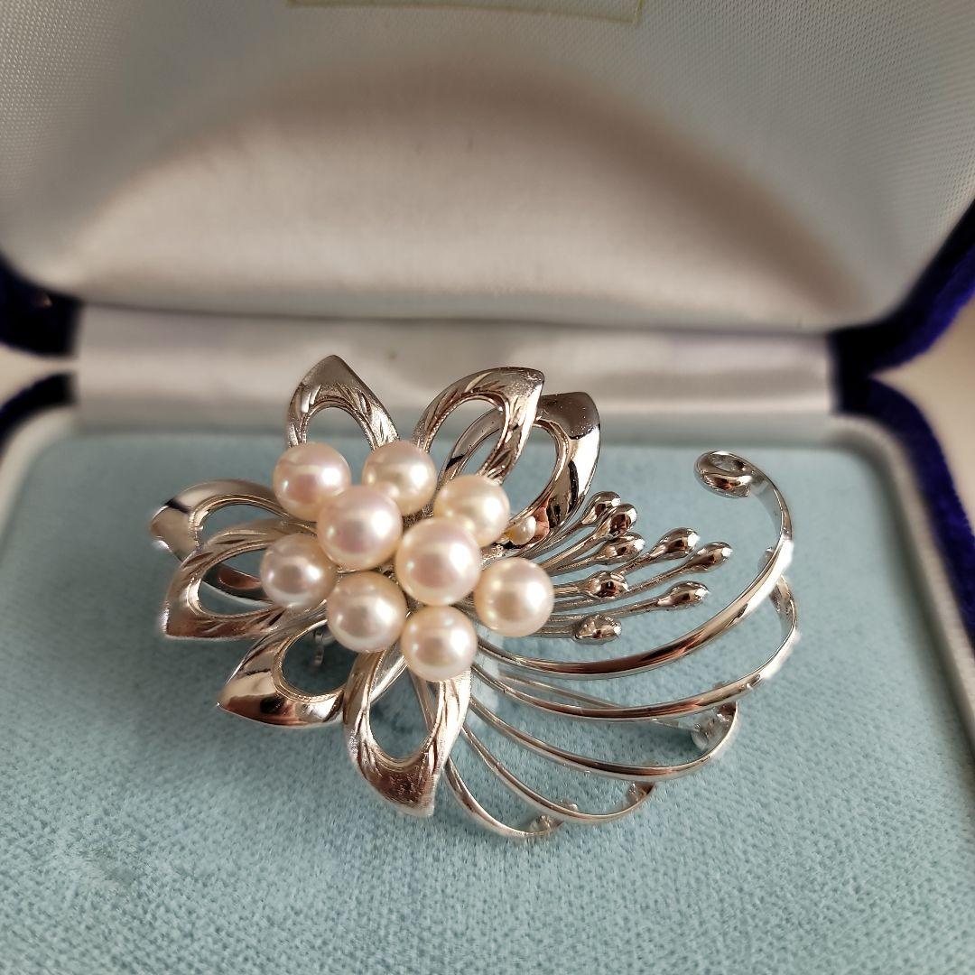 芝翫香 本真珠 ブローチ