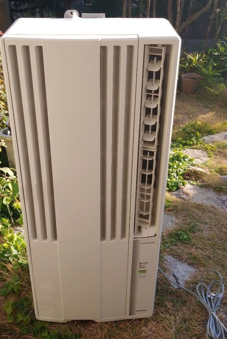 コロナCW-1620窓用エアコンホワイト スリムデザインスタンド付き2020年製