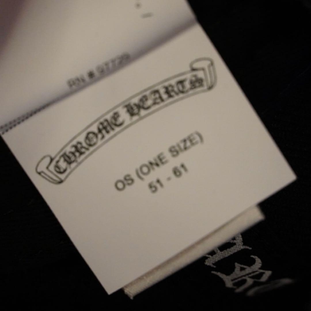 Chrome Hearts CHロゴ キャップ ブラック×ゴールド