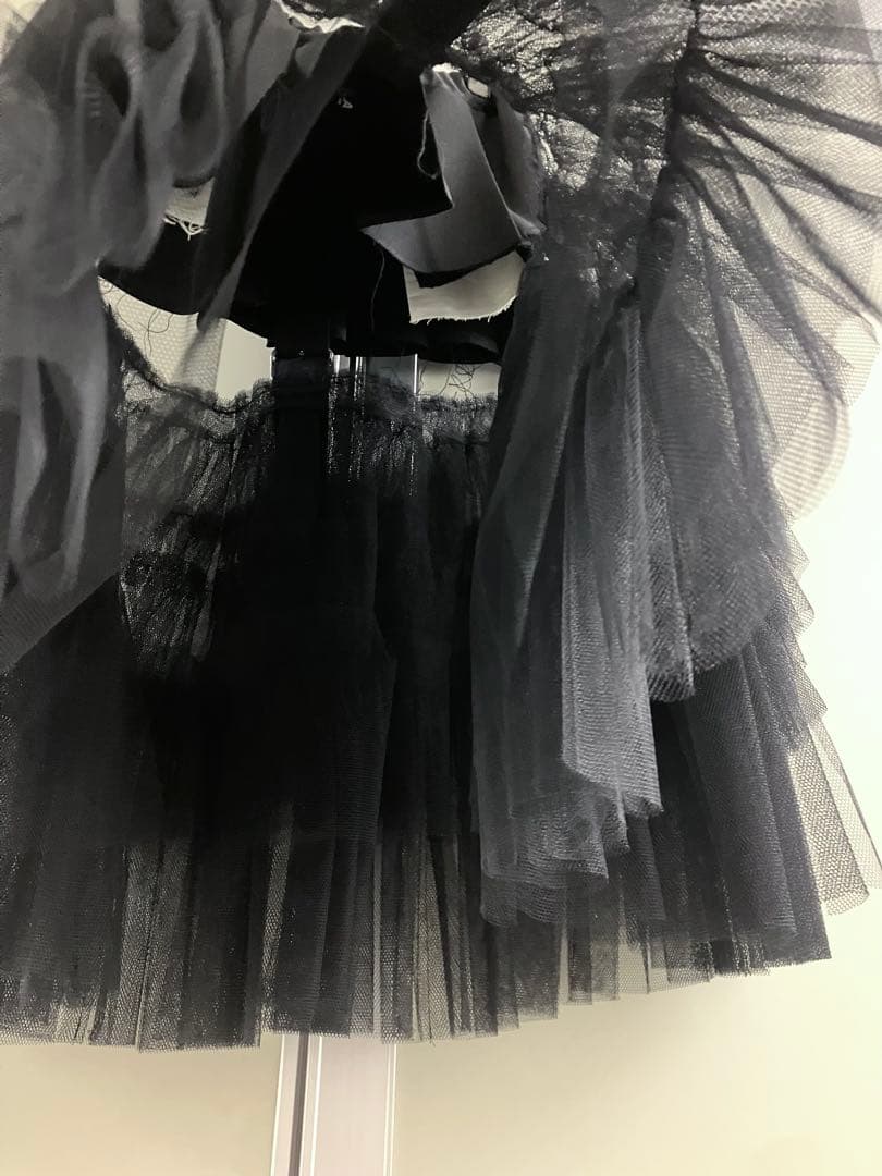 【BLACK COMME des GARCONS】チュール ドッキング スカート