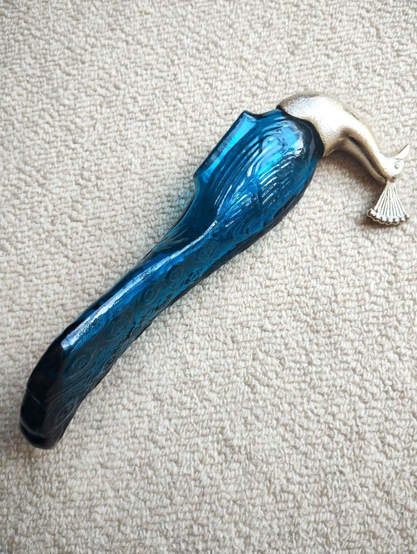 孔雀のアンティーク香水瓶 AVON社製