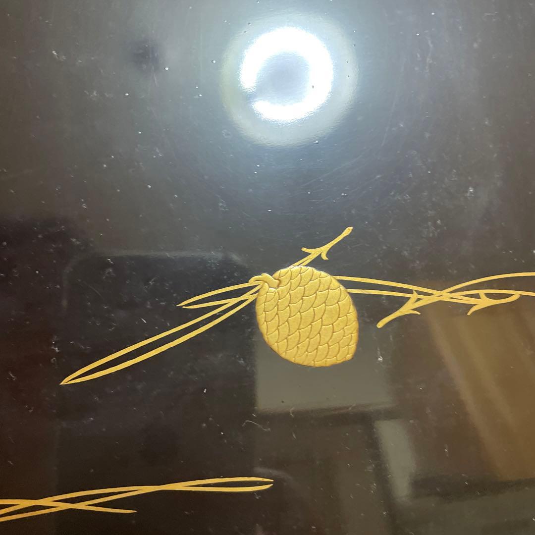 時代物　輪島塗り　蒔絵お盆　お膳　5個　汁椀4個サービス