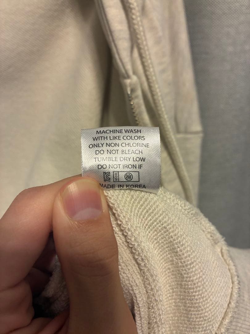 Übermensch HOODIE ZIP-UP ホワイト