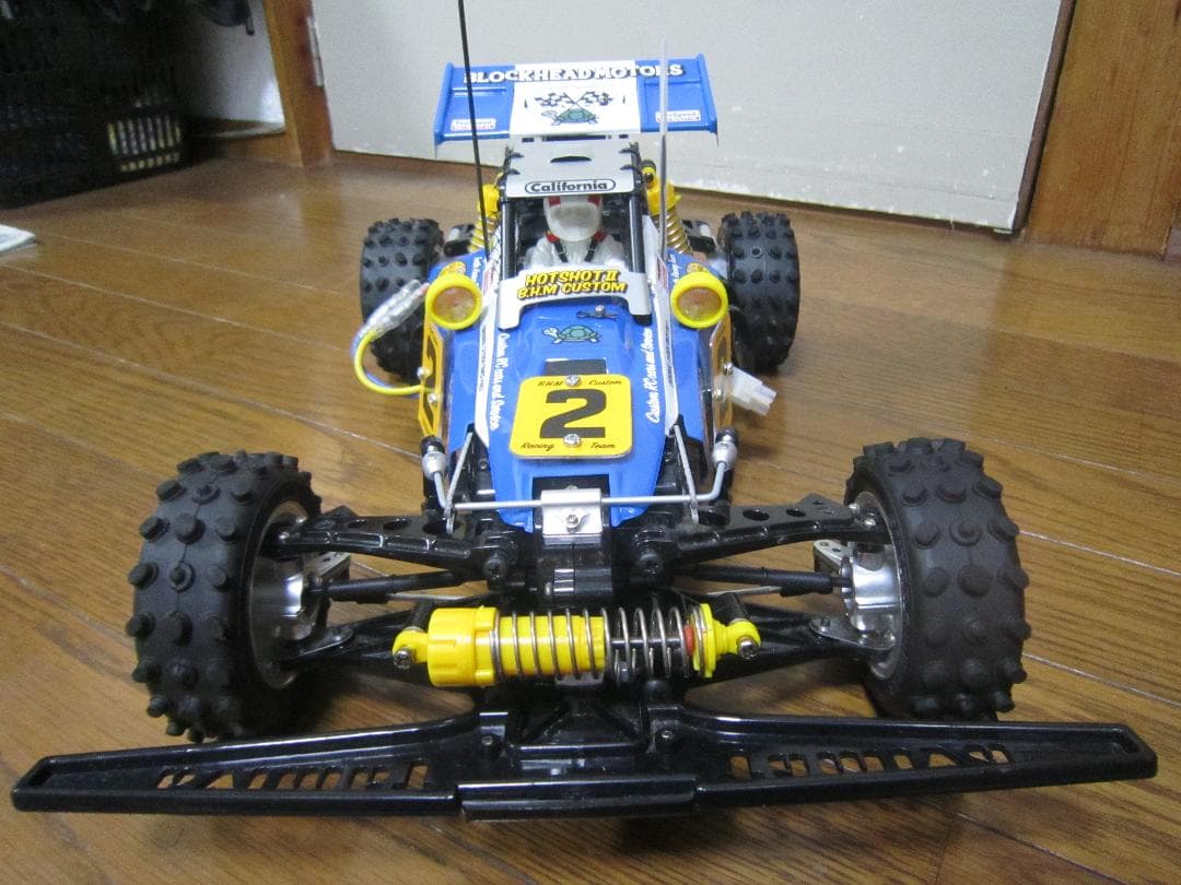 そうけんパパ 新品1/10タミヤホットショットⅡブロックヘッドモータース