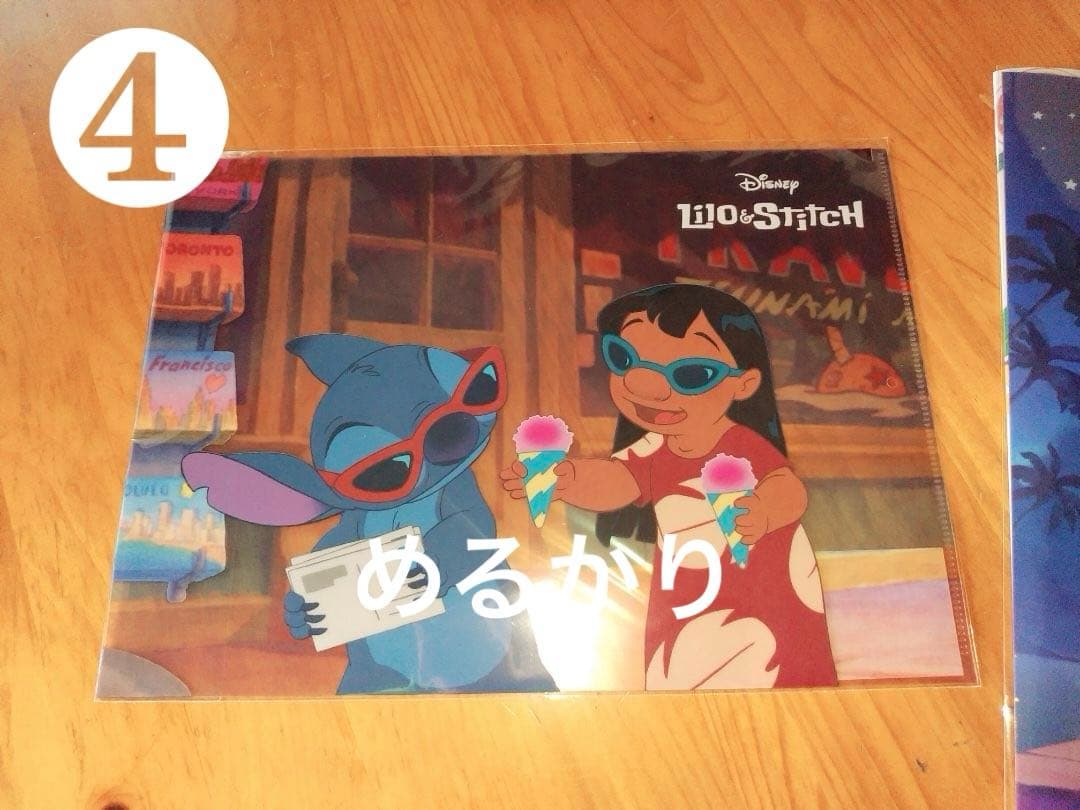 映画　リロ&スティッチ　クリアファイル　セット　スティッチ　劇場版　グッズ