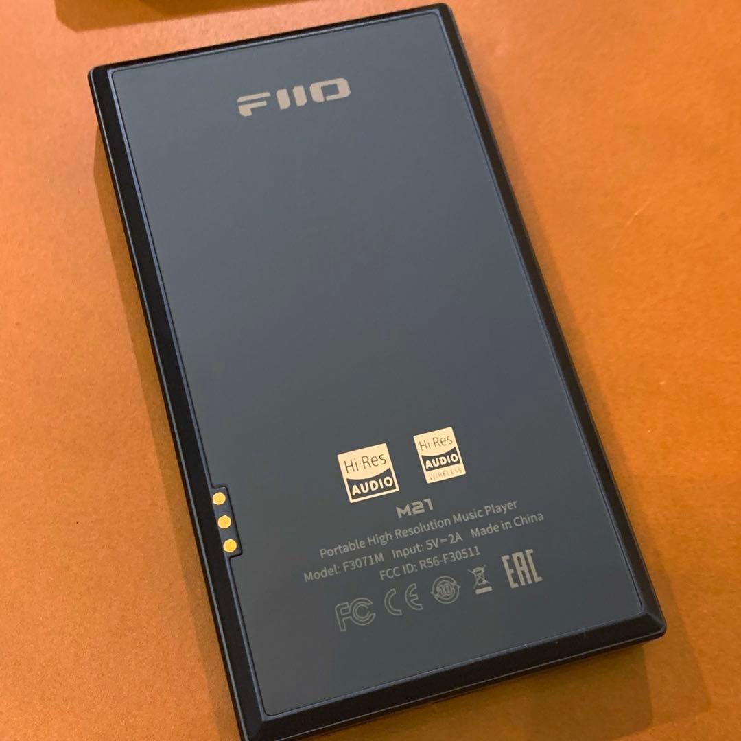 値下 ほぼ新品 FiiO M21 おまけで別売のレザーケース付き (ブラック)