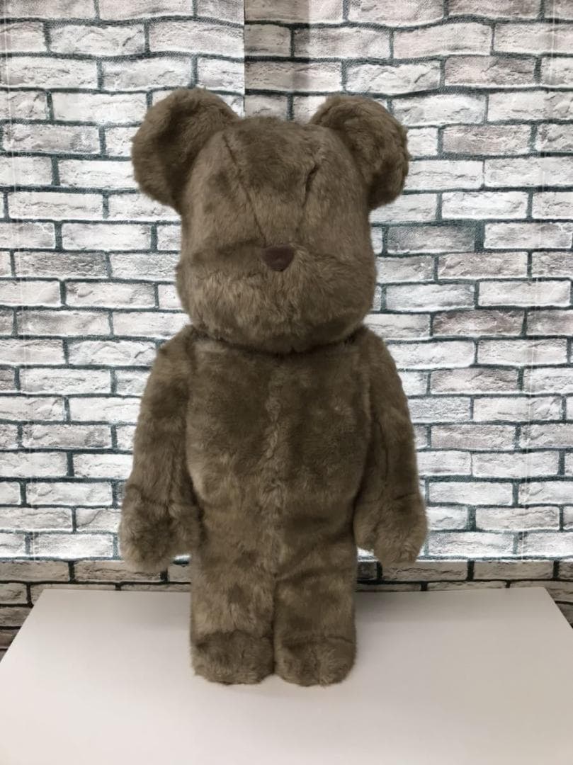 メディコムトイ☆ベアブリック 1000％ 藤原ヒロシ ファーベアブリック