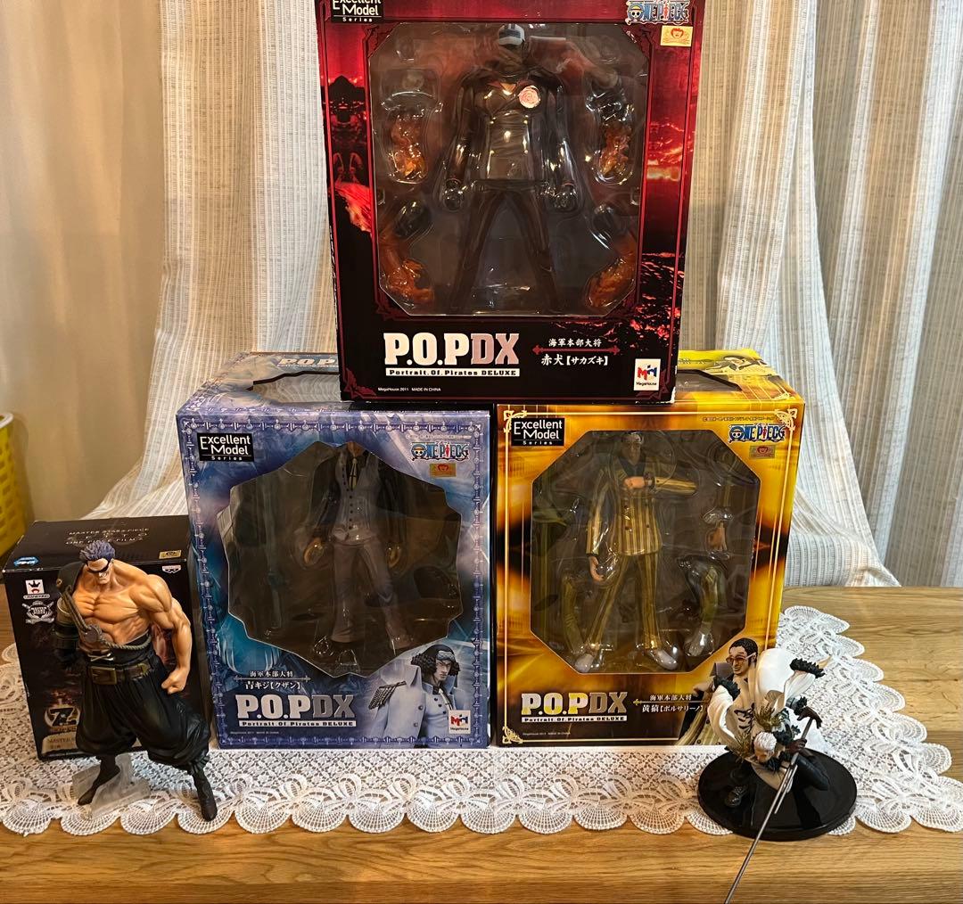 サニー　オマケ無メガハウス　POP DX 海軍　三大将　赤犬　青キジ　黄猿