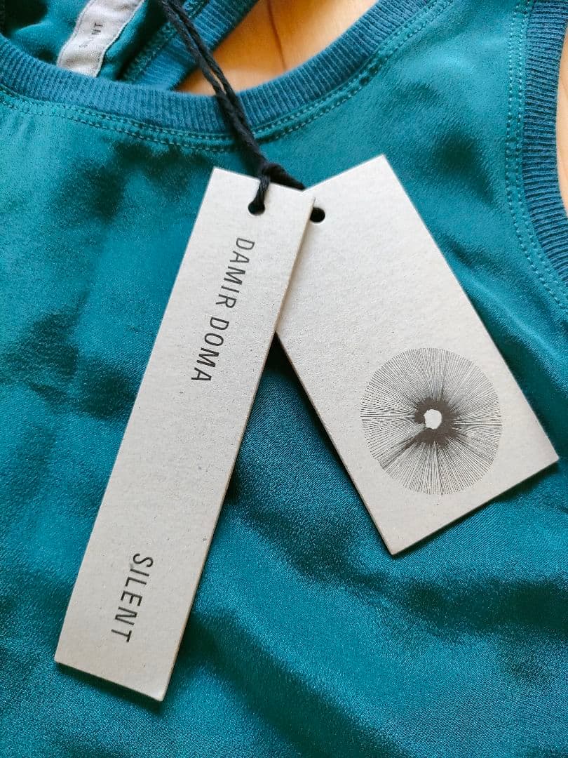 タグ付/ダミールドーマDAMIRDOMAシルク100％タンクトップ