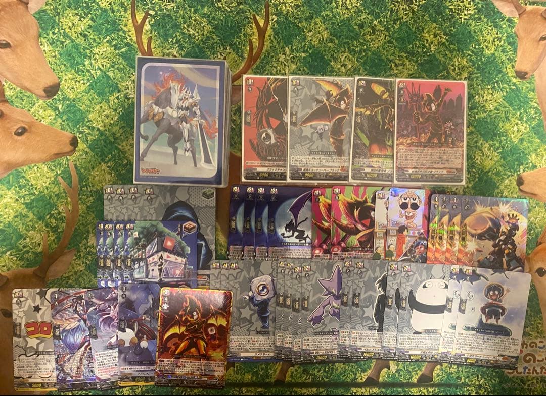 ヴァンガード ブラントゲート コロコロ ブラックデッキ パーツ スリーブ付き