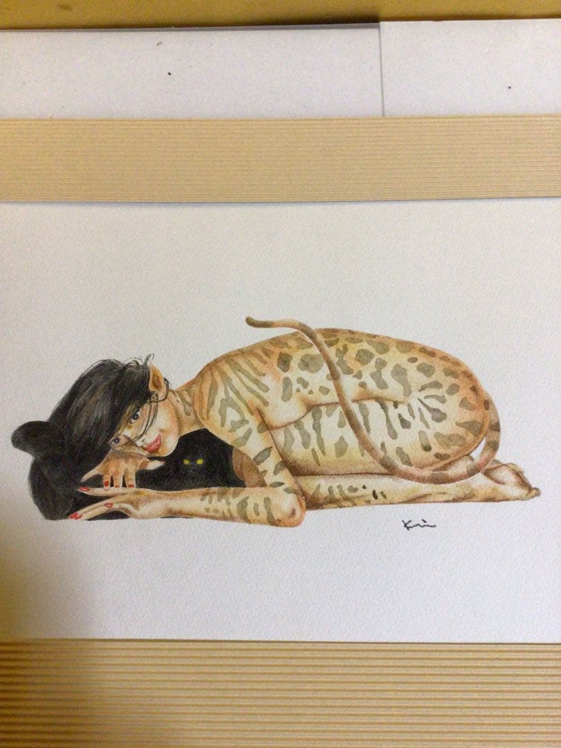 額 女豹に黒猫