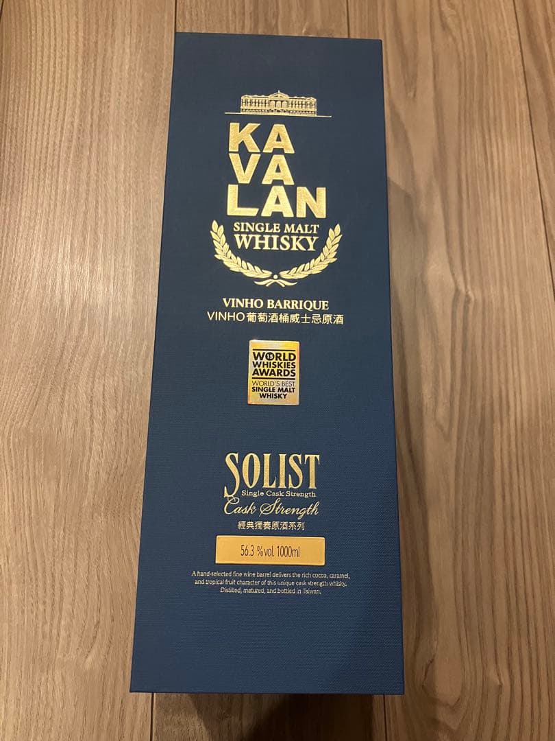ウイスキー KAVALAN SOLIST Vinho Barrique 1000ml