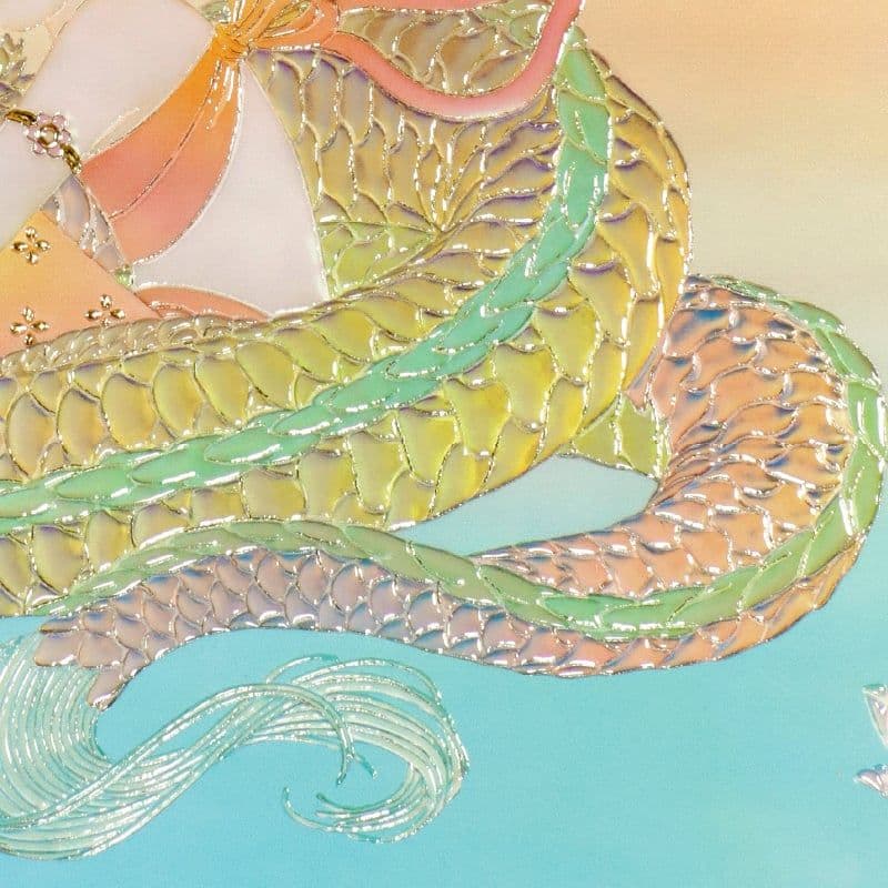 草場一壽/艶金盛り「大好き」額付き