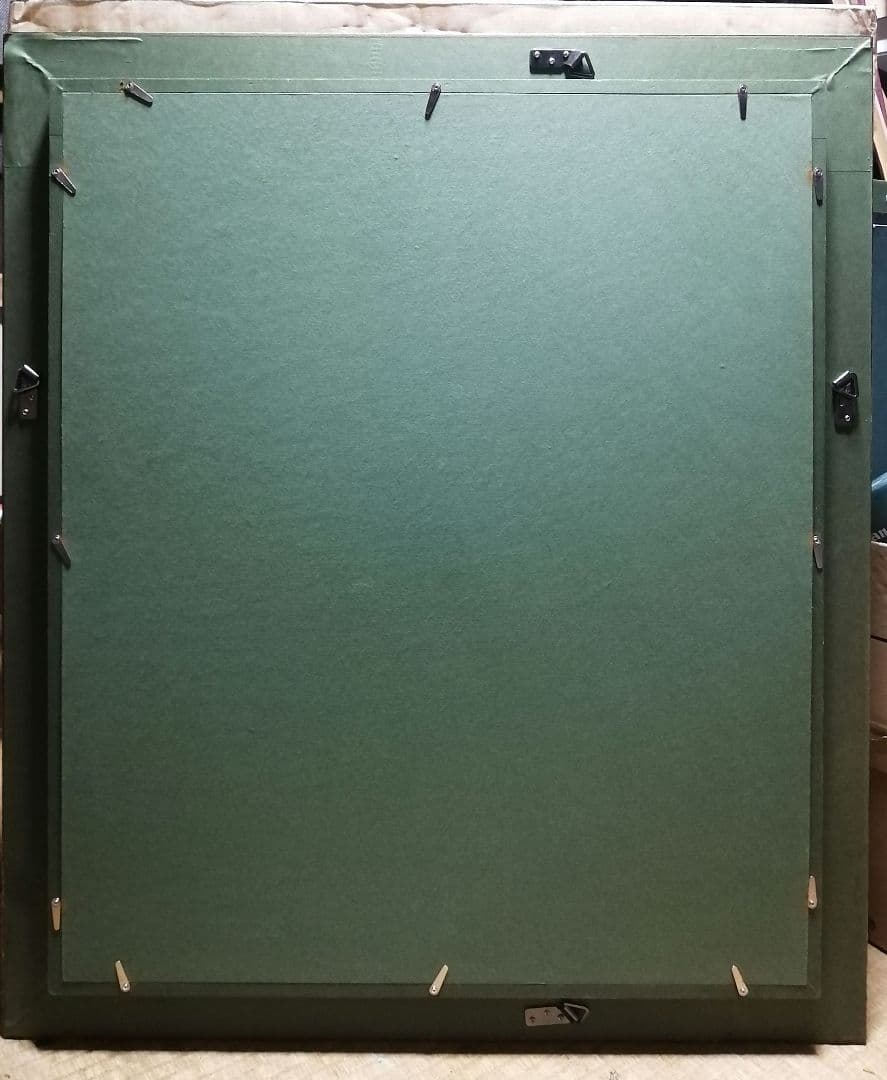 絵画　アクリル絵　アクリル絵の具　神話 キャンバス　額縁　馬