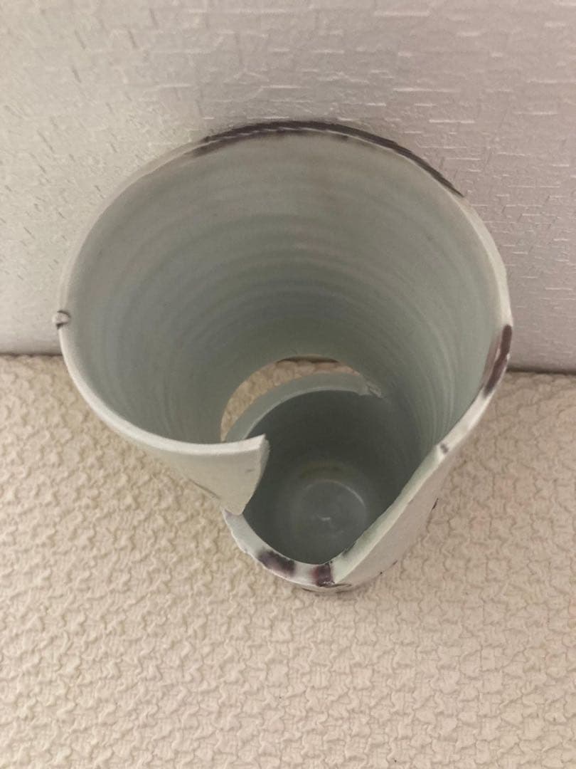 マルタ　作　清水焼　花瓶　うつわやあか音