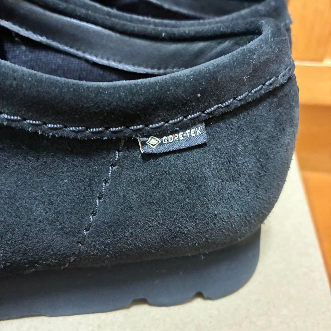 クラークス　ワラビー　ゴアテックス　26㎝　ブラック　スエード　UK8