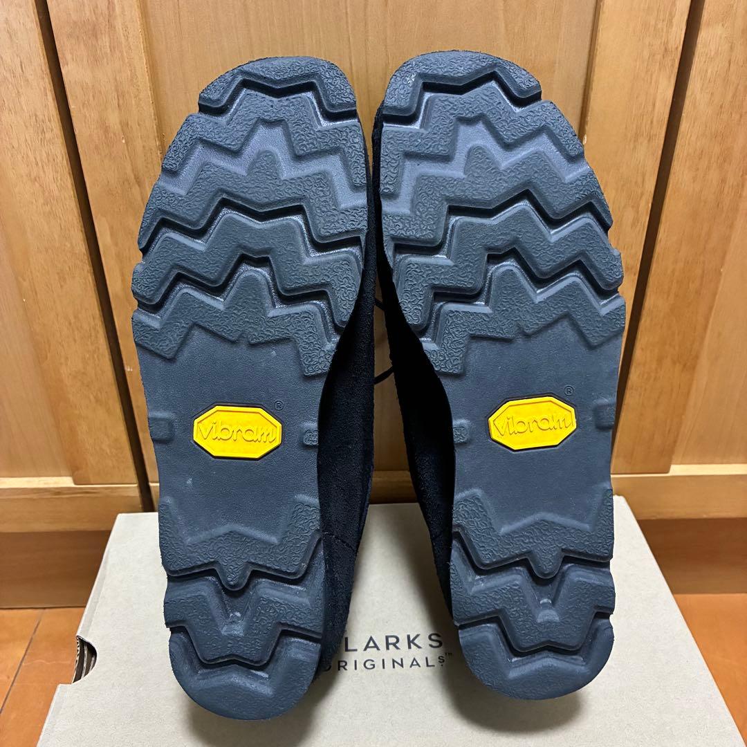 クラークス　ワラビー　ゴアテックス　26㎝　ブラック　スエード　UK8