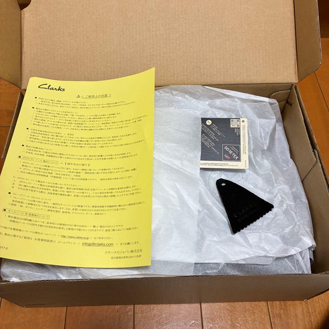クラークス　ワラビー　ゴアテックス　26㎝　ブラック　スエード　UK8