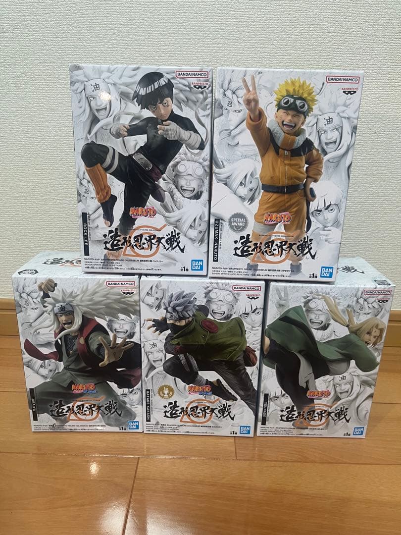 NARUTO　フィギュア　造形忍界大戦 全5種 コンプセット