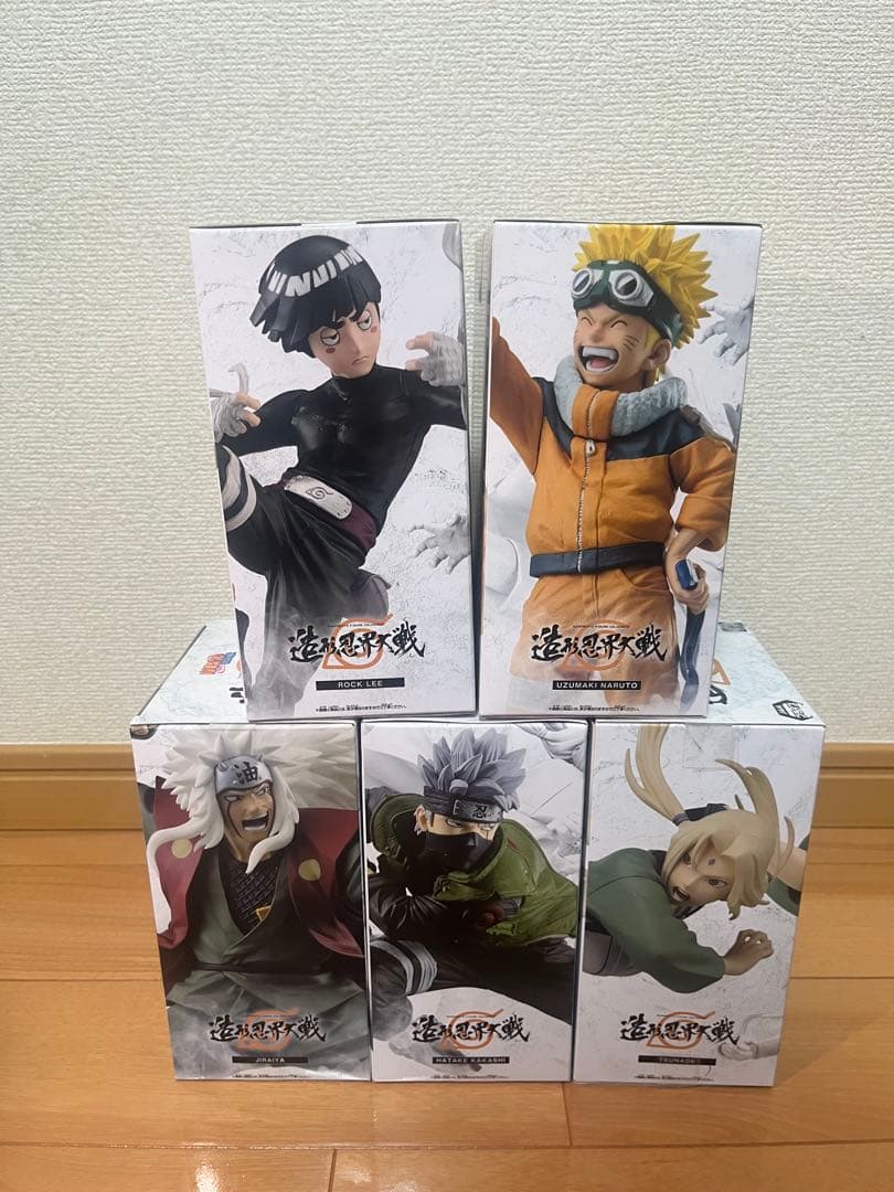 NARUTO　フィギュア　造形忍界大戦 全5種 コンプセット