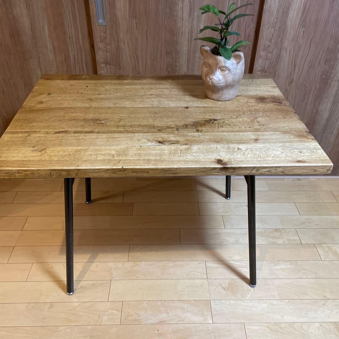 木製　カフェテーブル MIYAKE ジュビリーマーケット アンティーク　アイアン