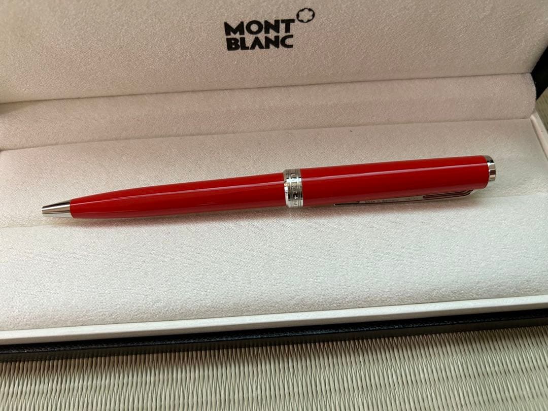 新品未使用◆モンブラン PIX ボールペン 赤 希少品　銀座伊東屋購入