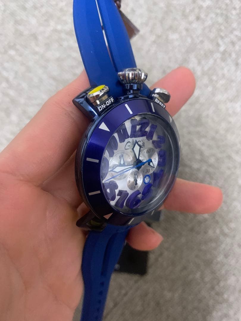 GaGa MILANO ガガミラノ 6053.1-BLURUBBER