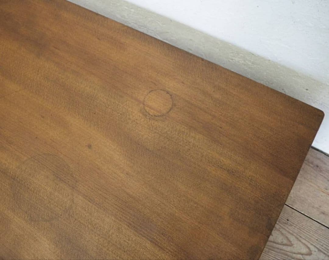 1045 ヴィンテージ　ロータイプ　片袖机　テーブル　古家具　引き出し　レトロ