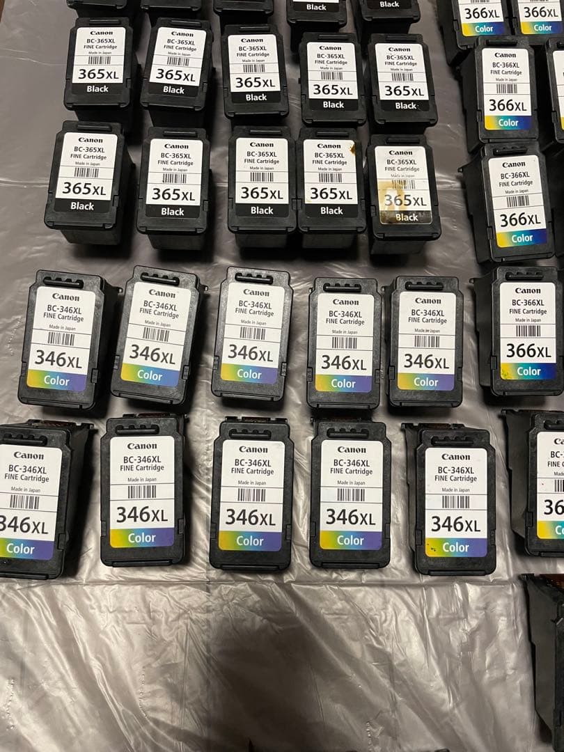 使用済み Canonインクカートリッジ 70個まとめ売り (純正品 )