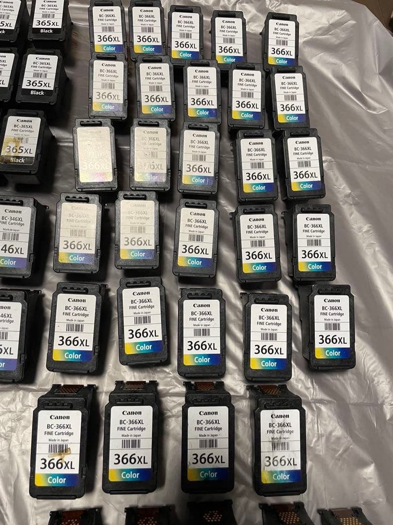使用済み Canonインクカートリッジ 70個まとめ売り (純正品 )
