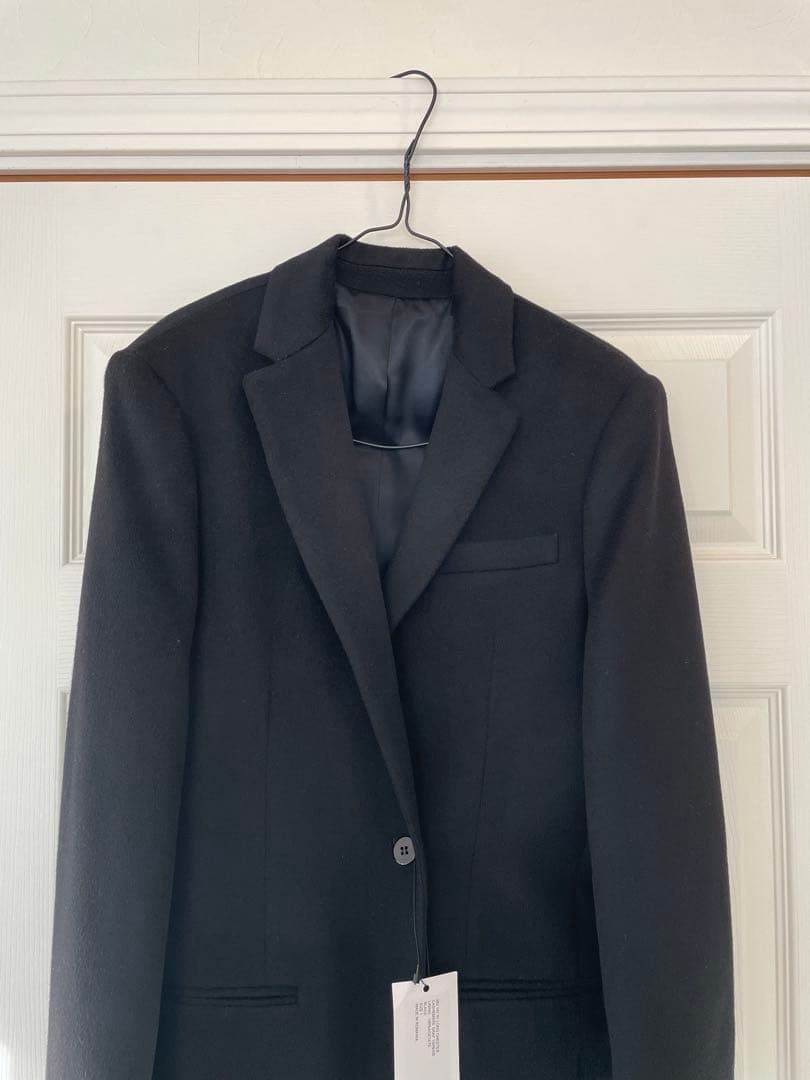 JEANPAUL KNOTT カシミヤ100% ロングチェスターコート ブラック