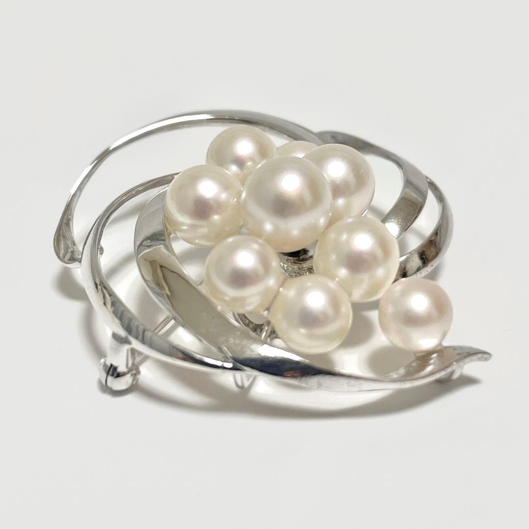 極美品✨田崎真珠 TASAKI タサキ アコヤ真珠 パール ブローチ コサージュ
