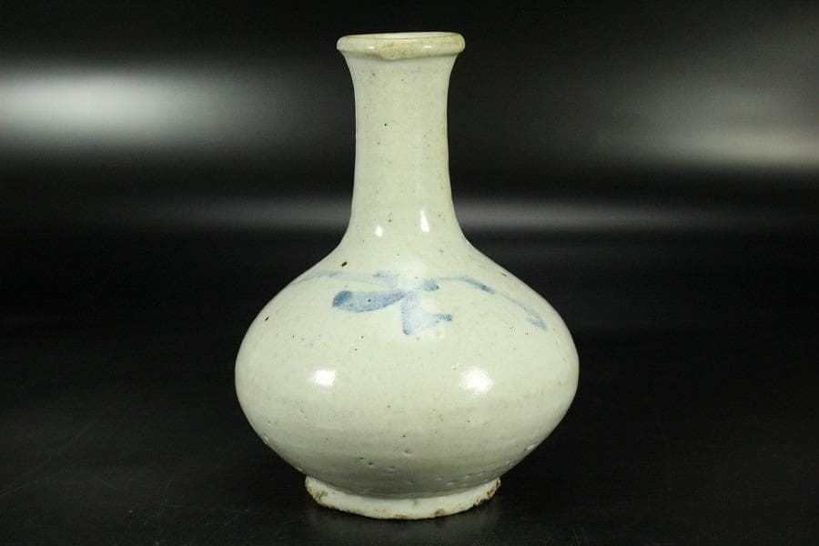 古美術 李朝 染付 徳利(K-A635)