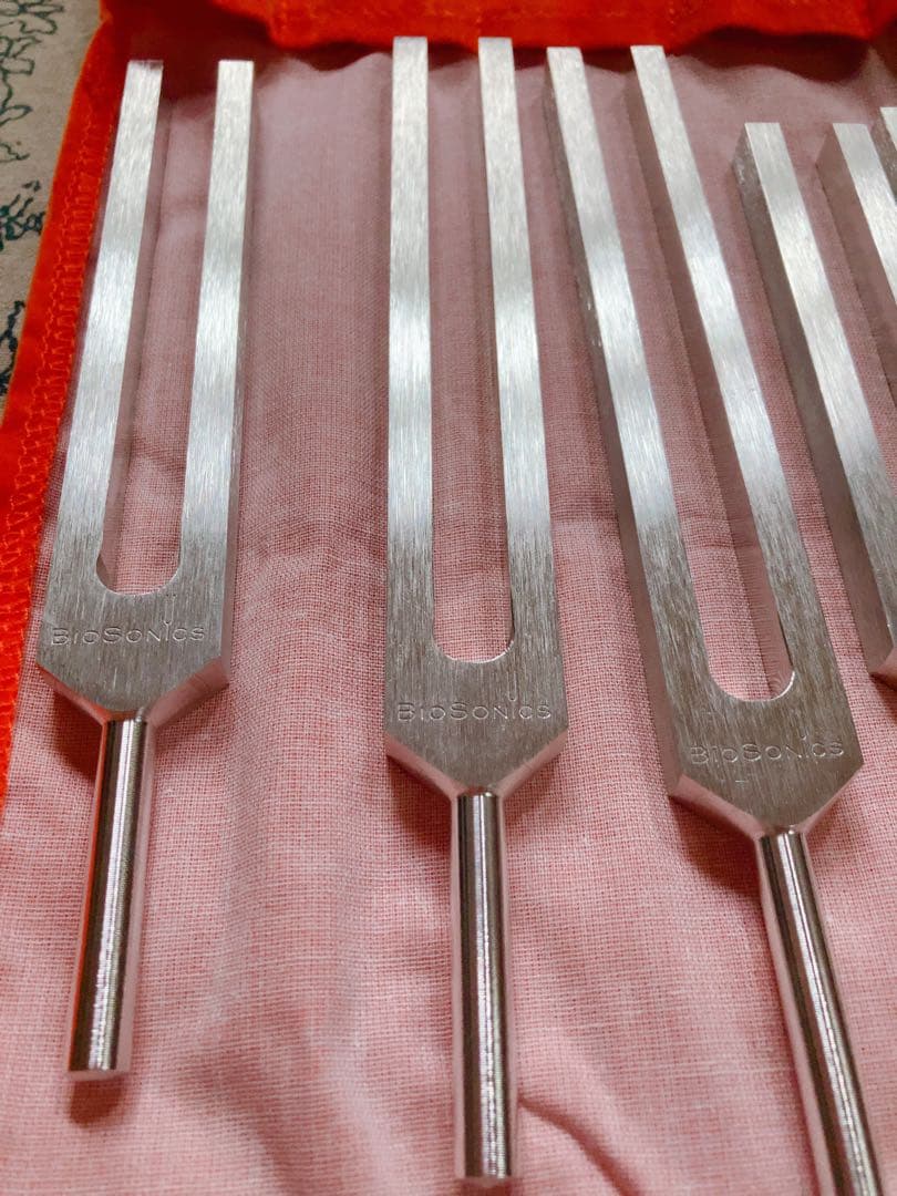 バイオソニックス社　小惑星チューナー５本セット　惑星音叉
