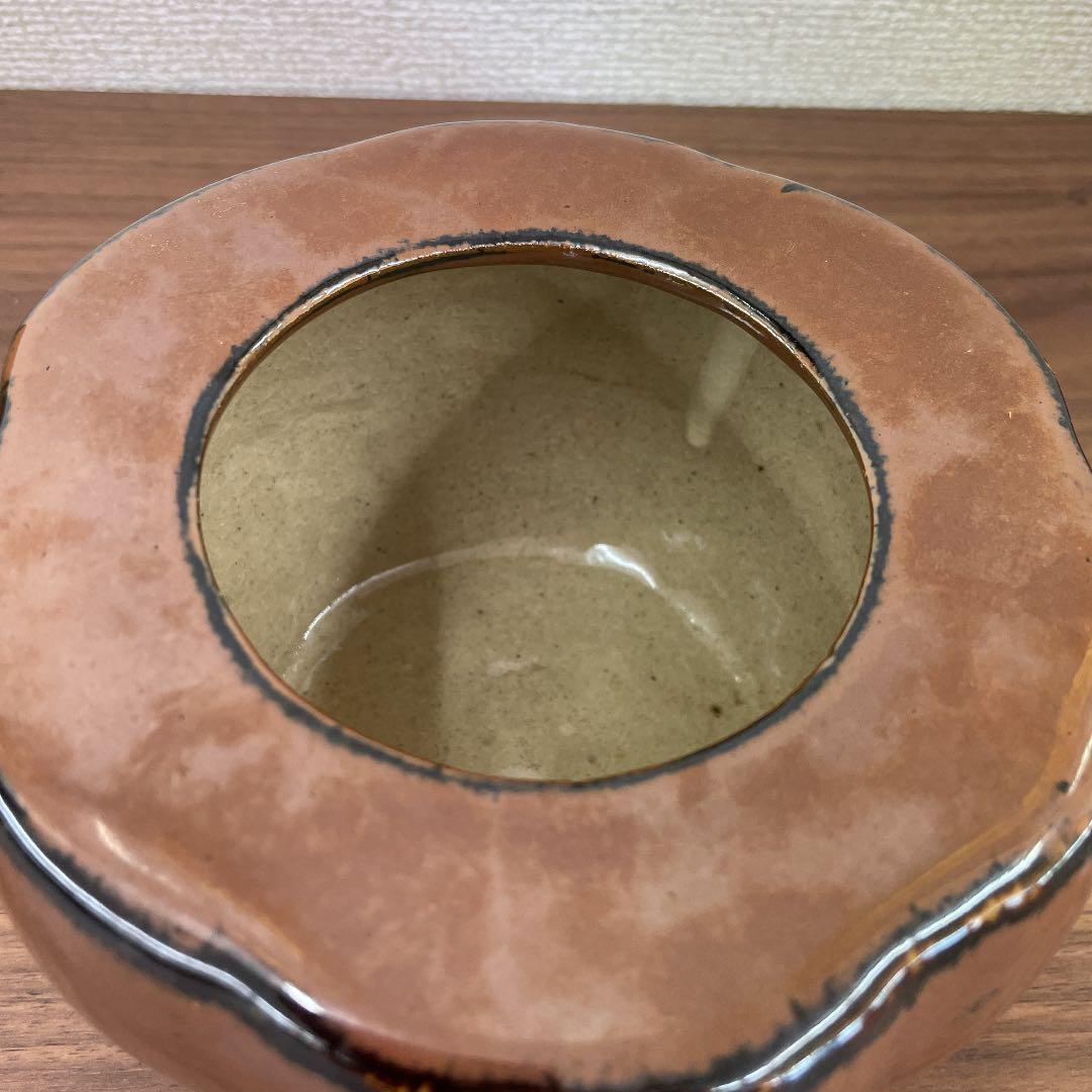 【人間国宝】島岡達三 赤繪灰皿