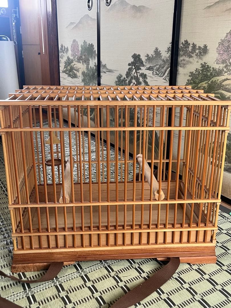 木製　鳥かご　ハンドメイド